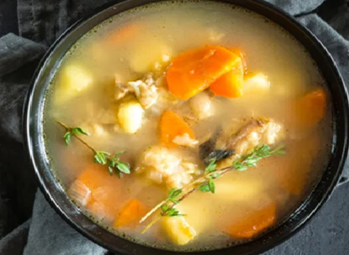 Cod Soup with Vegetables