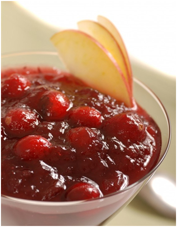 Balsamic Cranberry Apple Sauce