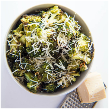 Garlic-Broccoli with Parmesan Cheese